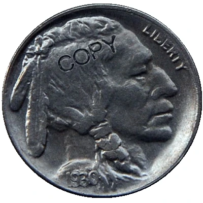 

USA 1930 P,D,S BUFFALO NICKEL COPY COINS