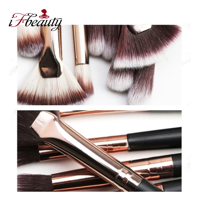5/12 шт/партия набор кистей для макияжа тени век смешивание подводка глаз ресницы