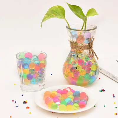 170 шт. гидрогелевые хрустальные водные шарики для растений биогелевые