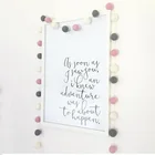 30 шт. DIY шерстяные войлочные шарики 2 см ручная работа для детской комнаты настенный Декор Висячие помпоны для детской гирлянда лучшие подарки для украшения детской комнаты