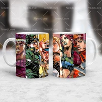 jojos bizarre adventure magic mug coffee mugs cup 11oz color changed mug heat sensitive tea cup coffee mug gift mug