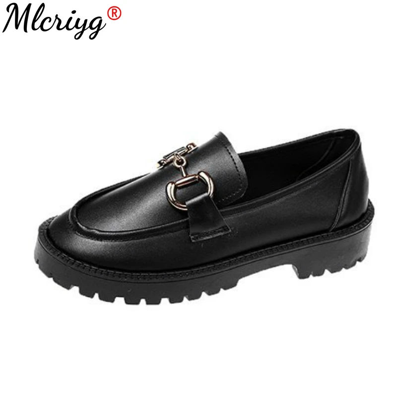 

Cheap Shoes Women Leather Flats Female Flats Spring Shoes 2021 Classic Women's Loafers Casual Leather Shoes Women Shoes Tenis