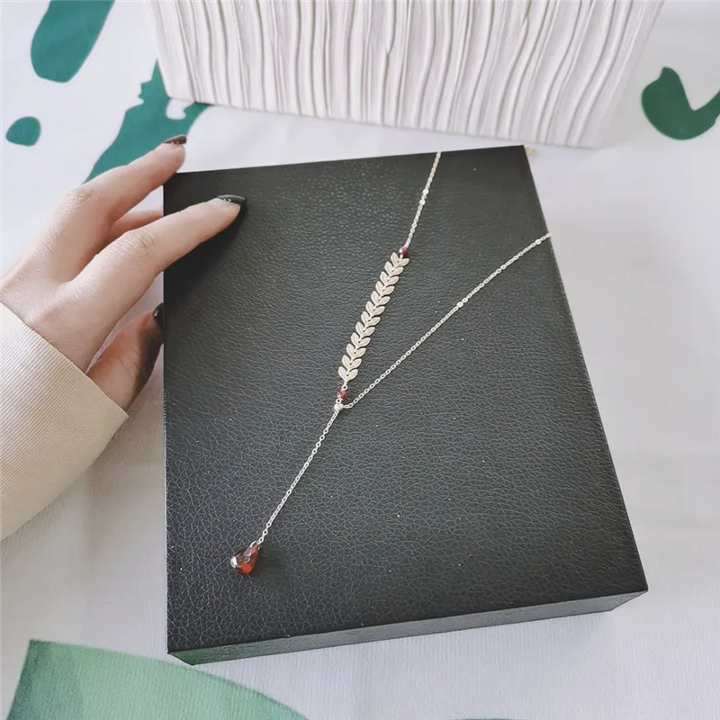 

Ожерелье с граненым красным гранатом в форме капли воды для женщин, 2-3/6-7 дюймов, из натуральных драгоценных камней, 14 к, заполненное золотом, ожерелье для женщин