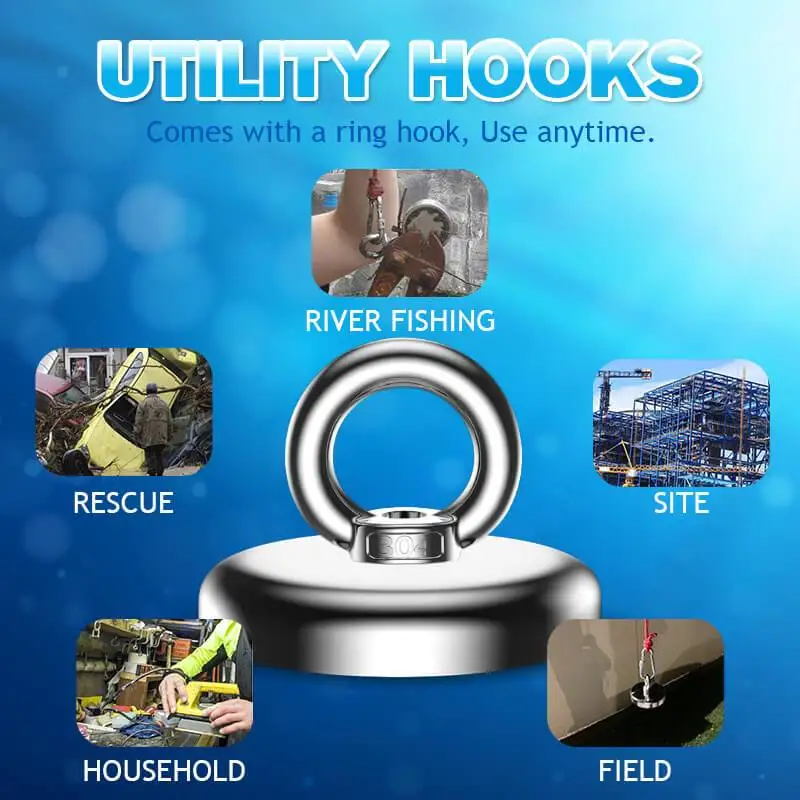 Супер неодимовые рыболовные магниты крепкий винт отверстие окуляр для