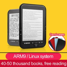 CLATE 4/8/16G E-ink электронная книга Linux чтения электронных книг 3,5 мм наушников Eink Экран электронная книга E-считыватель штрих-кода с Чехол MP3, WMA, PDF HTML