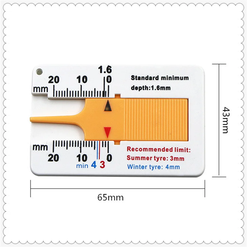 

Car Tyre Tread Depth Depthometer Gauge Caliper Tool for BMW 520d 518d 428i Compact 3-series M240i M140i Z4 X5