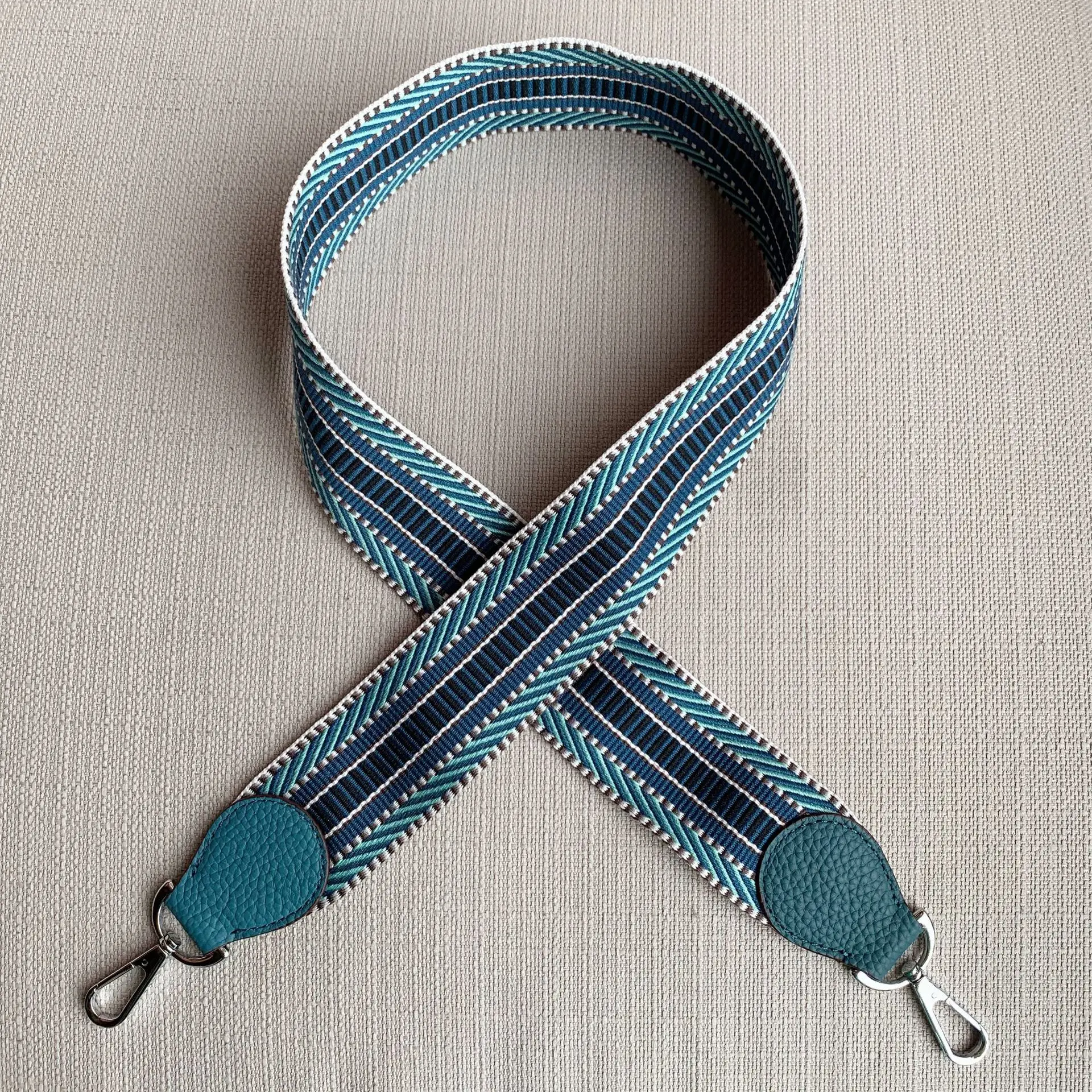 Вязаный широкий ремешок для сумок кожаная модная сумка аксессуар ремня через