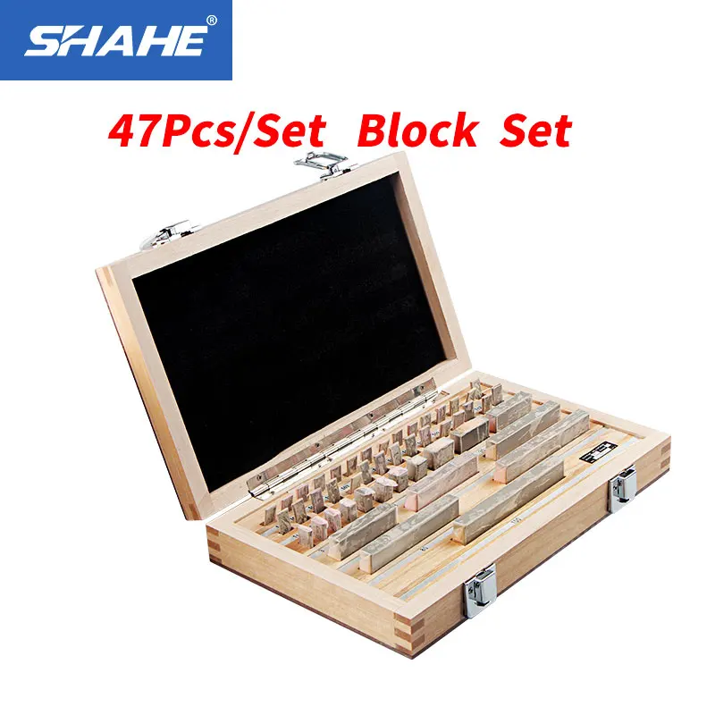 Штангенциркуль shahe 47 шт./компл. 1 класс 0 Калибр контрольный блок измерительные