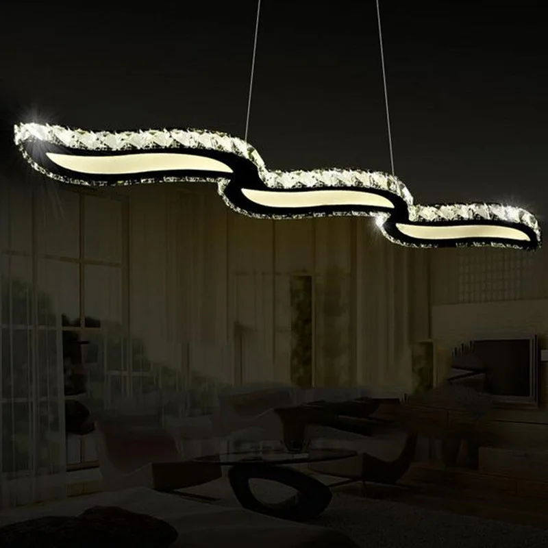 Новое поступление K9 с украшением в виде кристаллов светодиодный подвесные