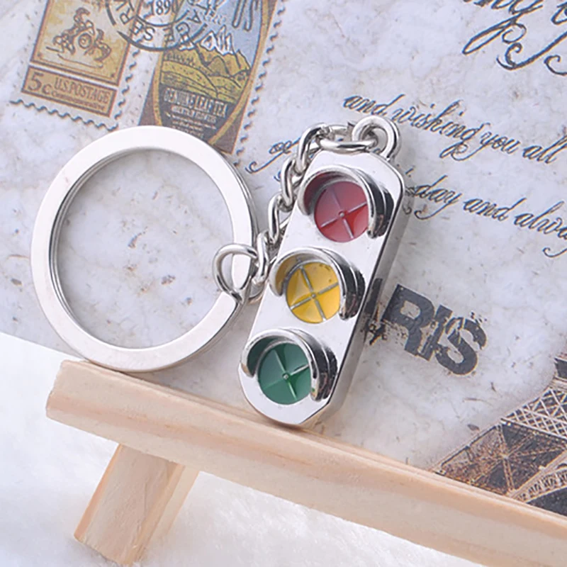 Креативный мини светофор автомобильный брелок для ключей мужчин модные женские