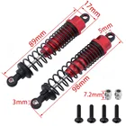 Алюминиевый передний амортизатор с масляным наполнением, 2 шт., в сборе, для радиоуправляемых моделей 1:10, Himoto E10XT, E10XTL, Katana Truggy, детали для обновления 33005