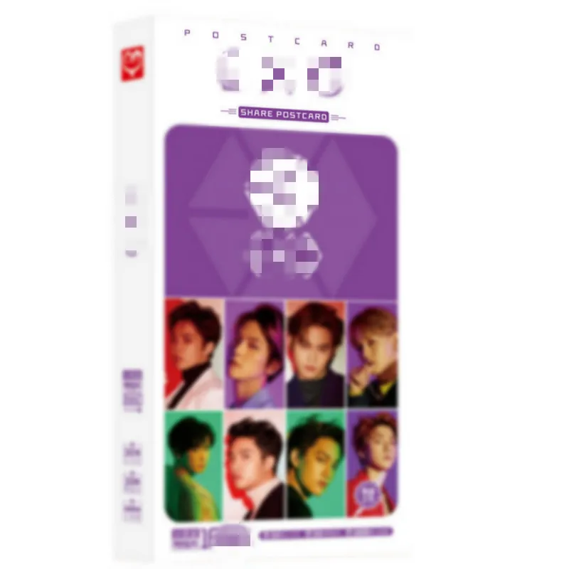 [MYKPOP] Открытки + постер наклейки Наборы KPOP ПОДДЕРЖКА фанатов Подарочная коллекция