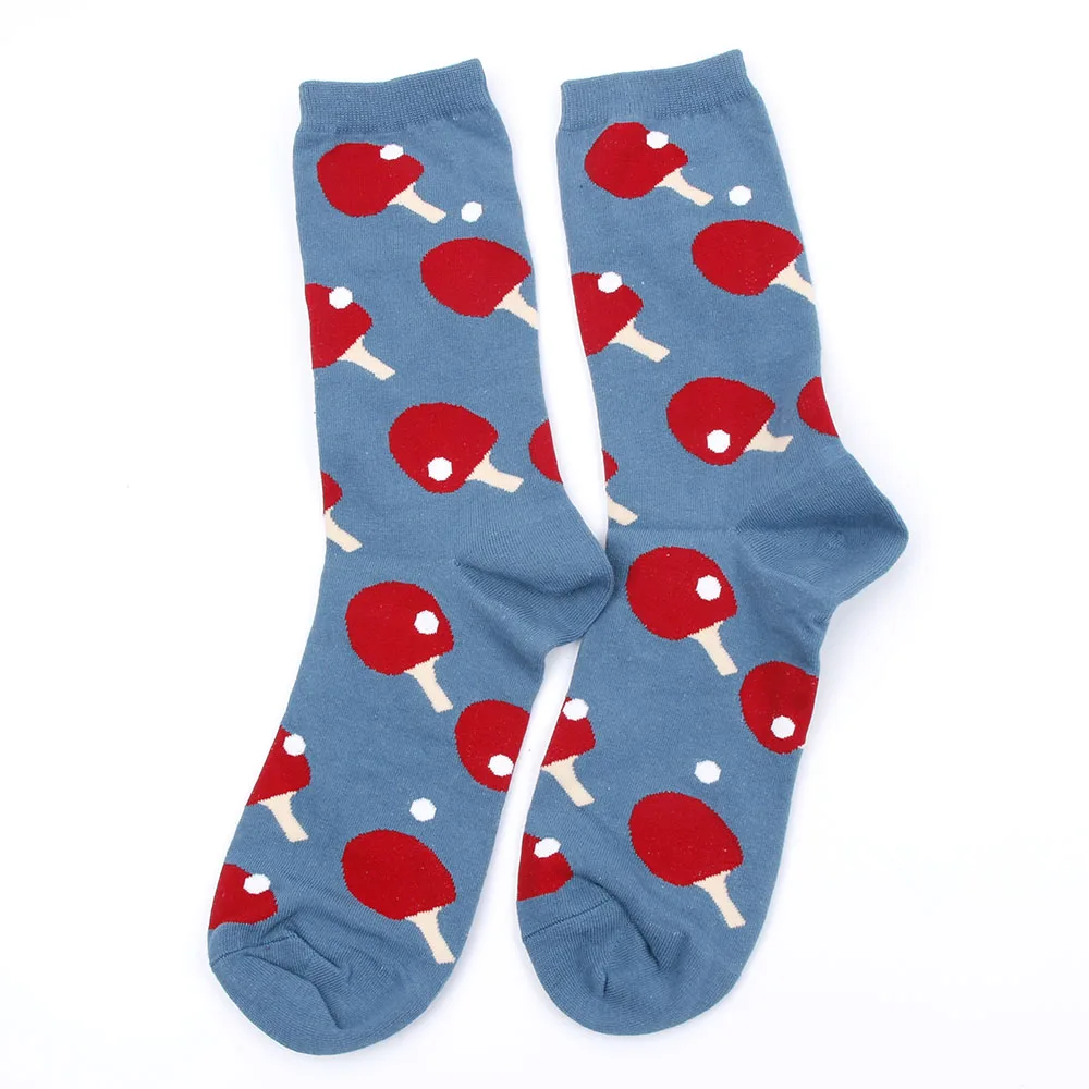 

1 Pair Funny Fashion Cotton Spring Socks Men Funny Art BritishStyle Streetwear Hip Hop Characters Designer Crew Sock