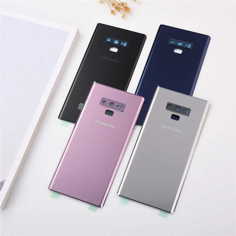 Оригинальный чехол SAMSUNG Note 9 задняя крышка батарейного отсека задний 3D стеклянный