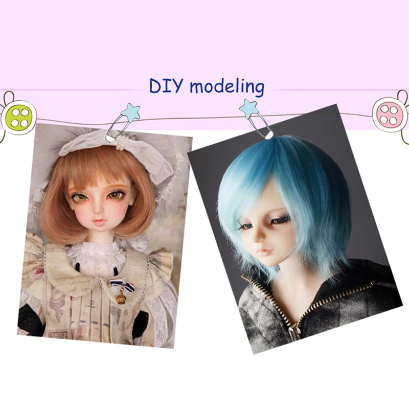 Новинка 10 см волосы сделай сам большой рулон большая пряжка темные пуговицы для