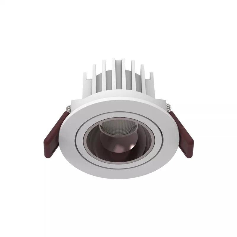 

LED Recessed COB Downlight 12W 15W 18W CRI90 15W=100W, Cold Pure Warm White Dimmable 110V 220V Lamp For Home Bathroom Lighting