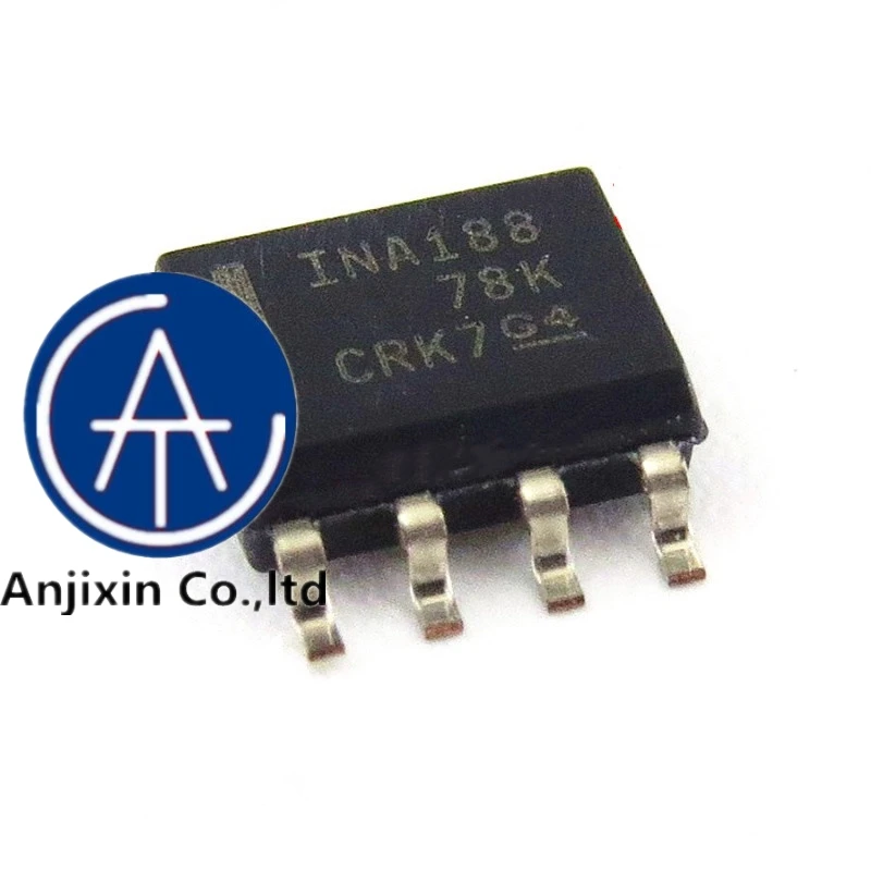 

10 шт., 100% оригинальная новинка, реальное фото ina188чарз, INA188, SOIC8, чип усилителя измерительного прибора с нулевым дрейфом и рельсом