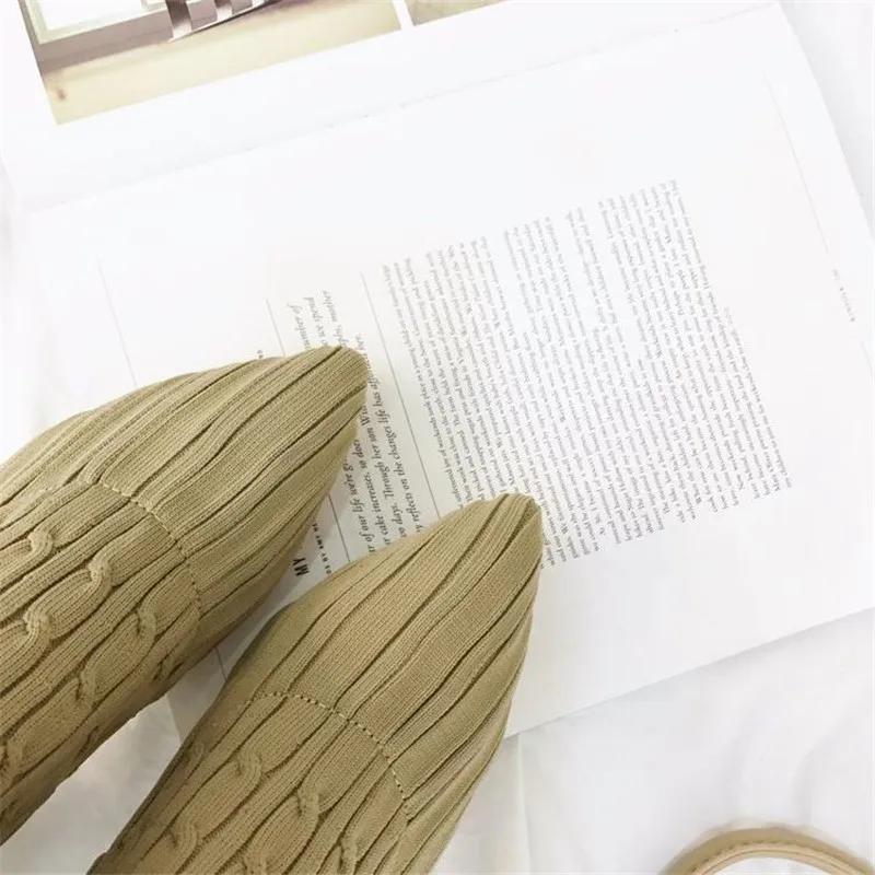 MOLAN Brand Designers 2019 Autumn Fashion High Quality Stretch Fabric Strange Heels Pointed Shoes Sock Boots Ladies Pumps | Обувь