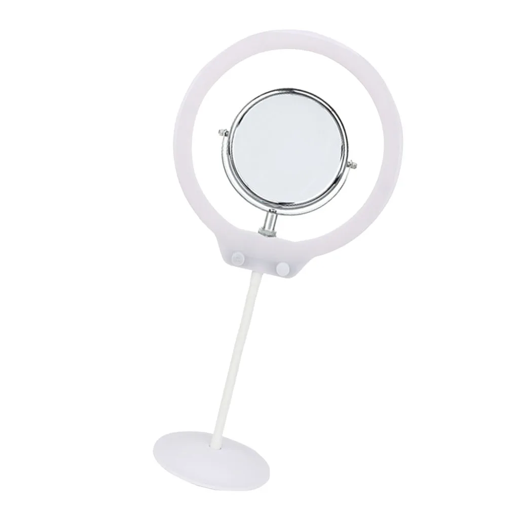 10-дюймовое светодиодное кольцо с регулируемой яркостью для селфи подставкой