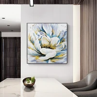 nordic abstract flowers canvas painting posters and prints modern home decoration wall art picture for living room dining room