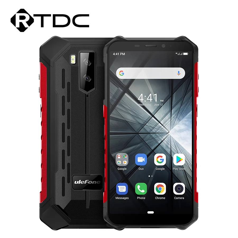 Смартфон Ulefone Armor X3 на Android 5 4-ядерный процессор MT6580 экран 9 0 дюйма 2 Гб + 32 ГБ |