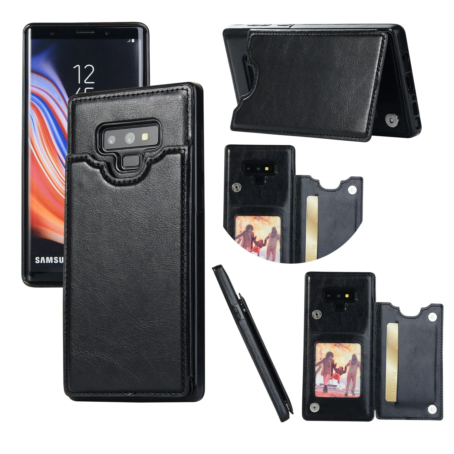 Кожаный чехол-кошелек для samsung s20 Ultra s10 s9 s8 plus a10 a20 a30 a40 a50 a70 a20s a30s a50s a70s чехол-книжка