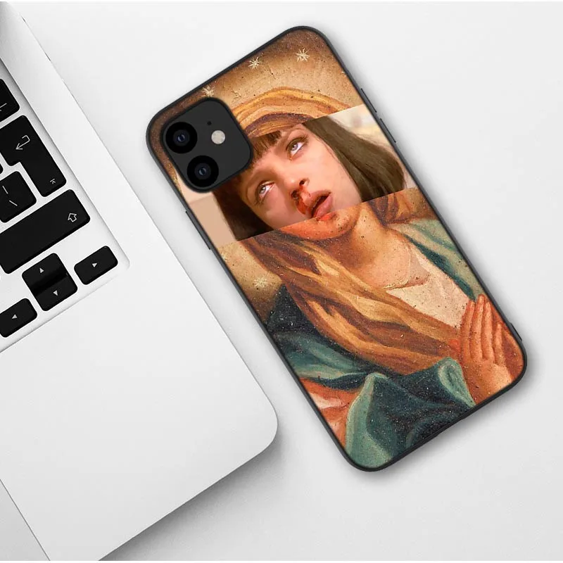 TPU Чехол для телефона iPhone 11 Pro Max Mona Lisa забавные имитирующие художественные картины Рождение Венеры мягкий чехол для iPhone XR XS MAX - Цвет: TPU