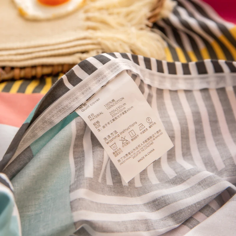 

4pcs 100% cotton bed linen Home Linens bedding set Bedspread on the bed sheet duvet cover set bed sheets Quilt Covers Pillowcase