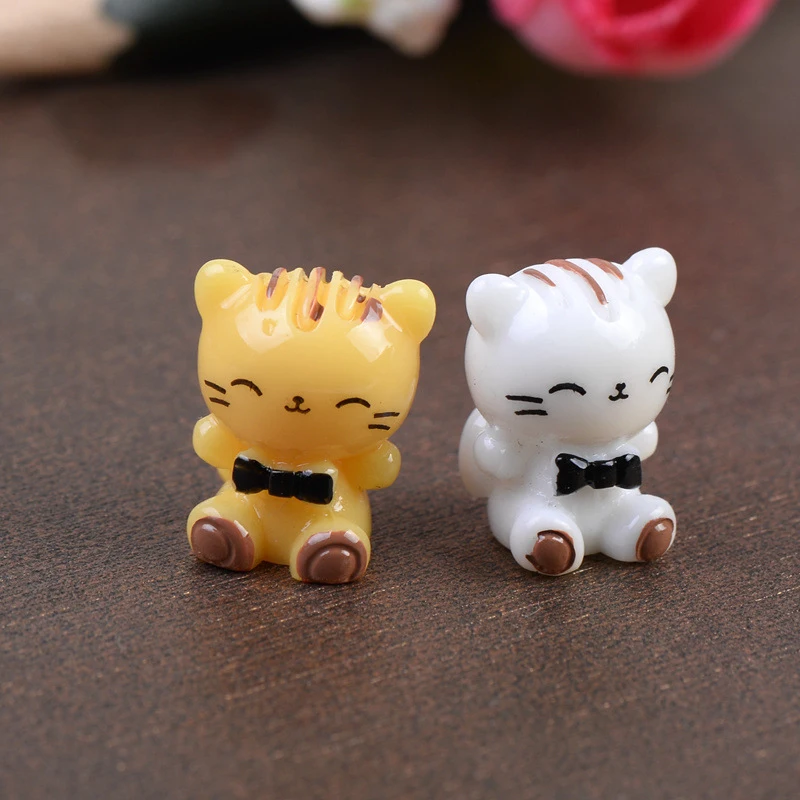 Милый суши десерт кошка фигурка модель животного домашний декор миниатюрное