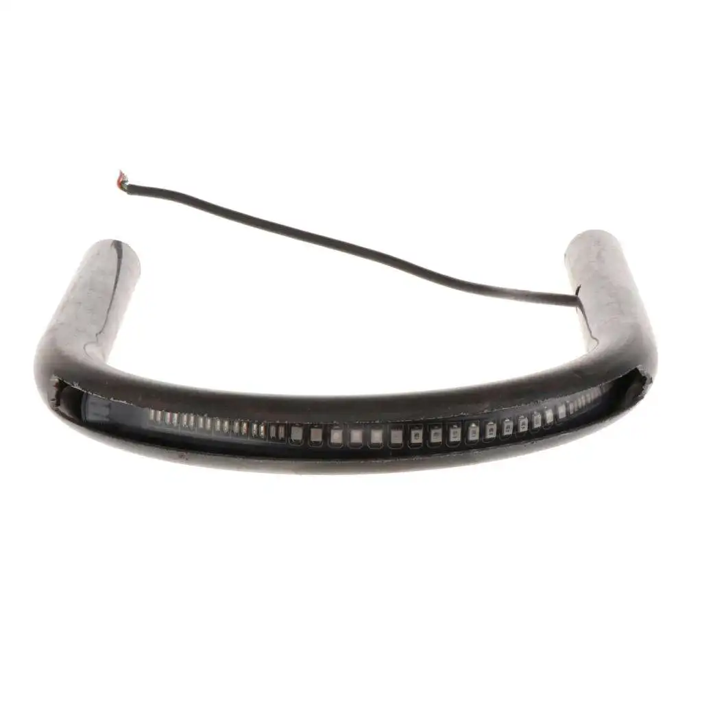 

Tube Cafe Racer Seat Frame Hoop Brat Style Loop with LED Singal Light