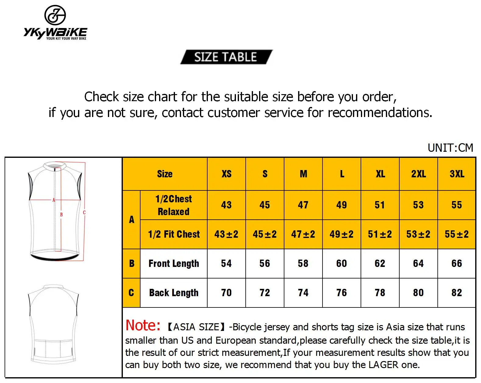 

YKYWBIKE 2021 Winter Cycling Vest Windproof Waterproof fleece Vest MTB Bike Bicycle Clothing Sleeveless Cycling Jacket