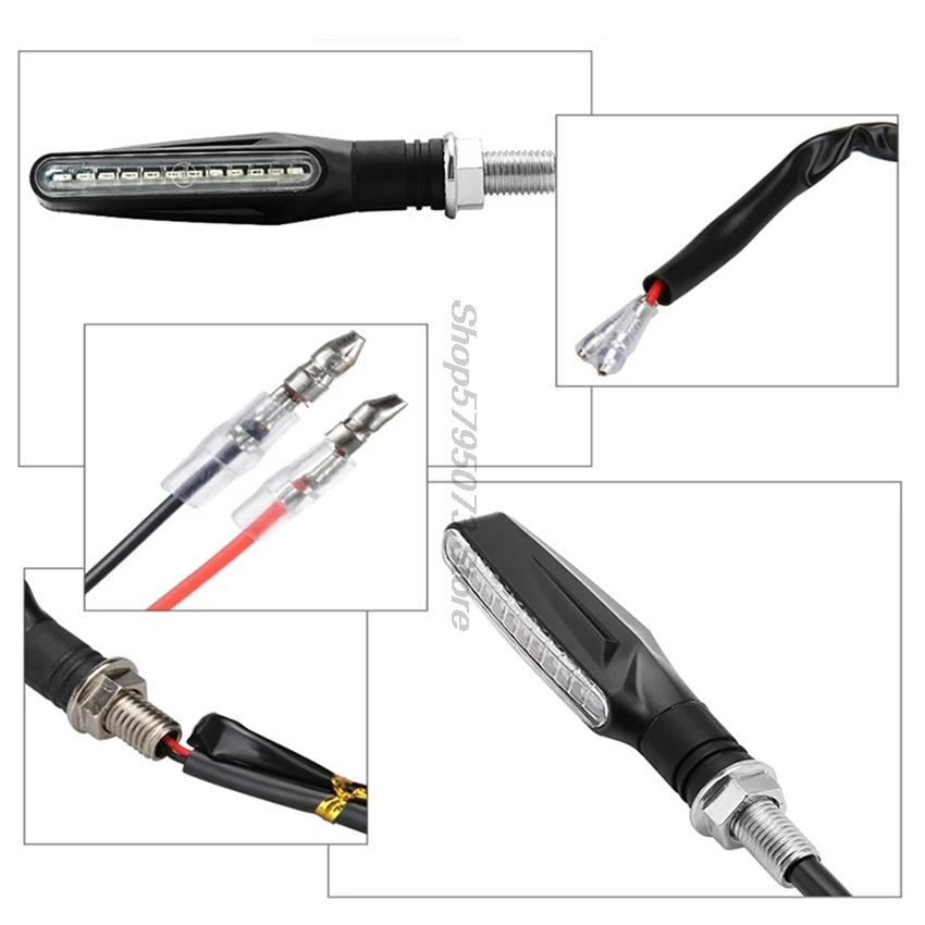 Decoder 100% светодиодные мотоциклетные поворотники для Bmw R1200Gs 2006 Kawasaki Zg1400 задние фары
