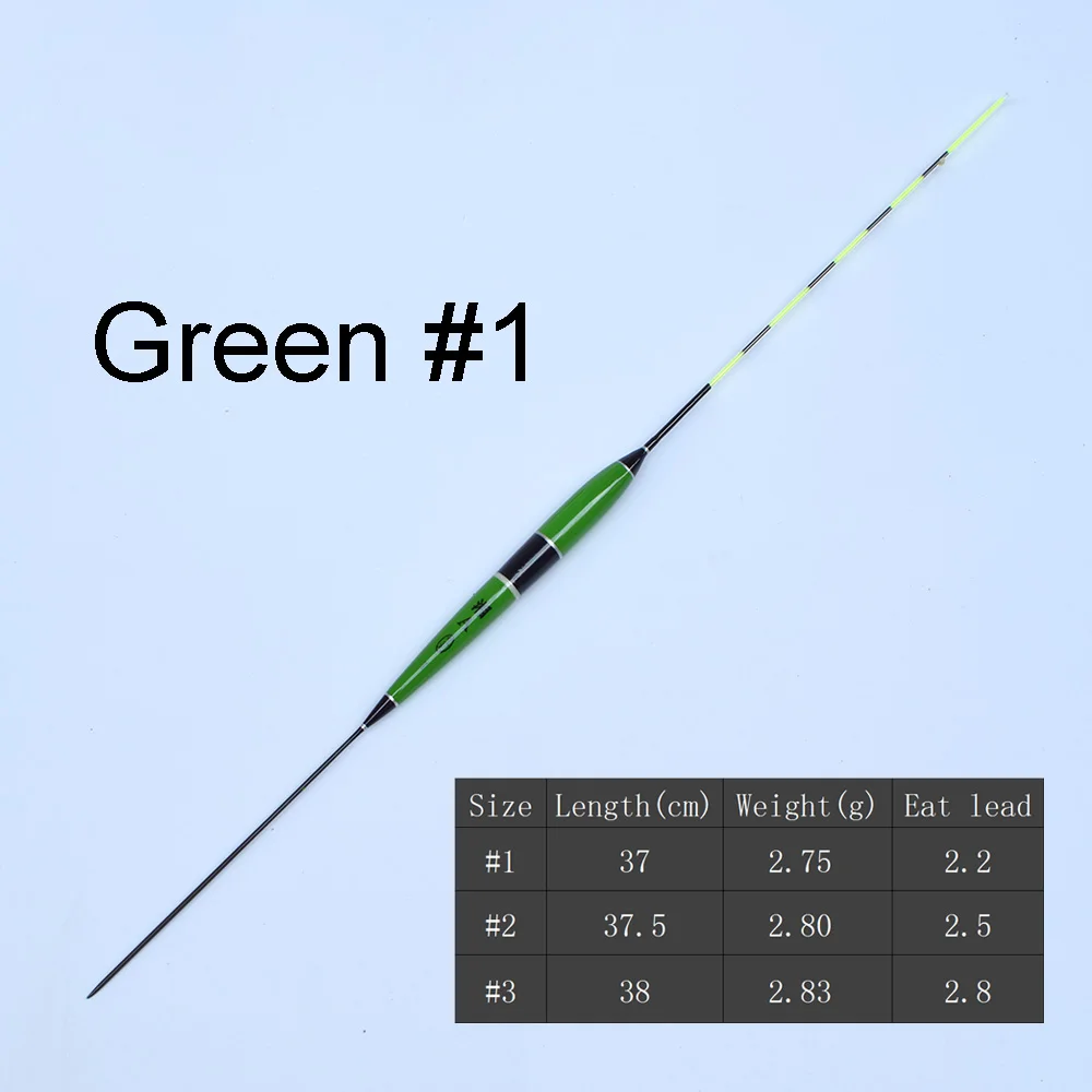 Green 1 Умный поплавок для рыбалки, сигнализатор укуса, приманка для рыбы, светодиодный светильник, автоматическое изменение цвета, ночной электронный поплавок - Цвет: Green 1