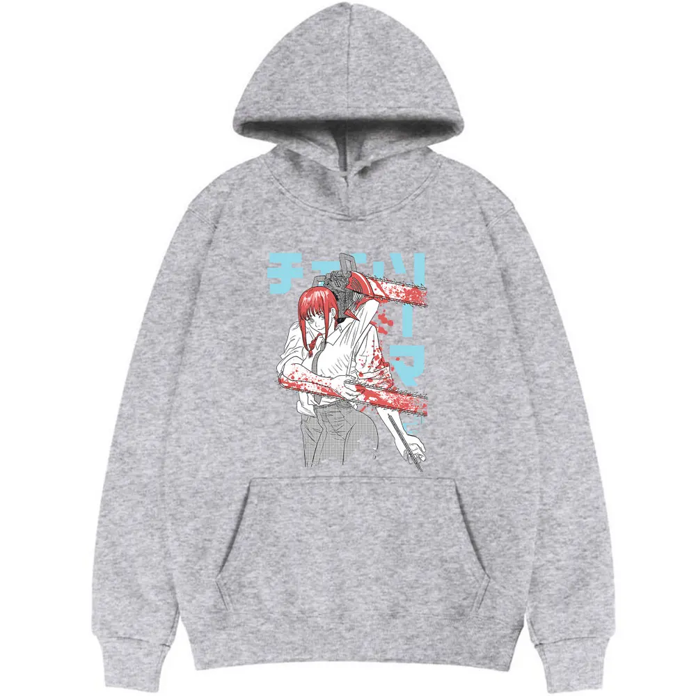 

Chainsaw Man Pattern Hoodie Streetwear Fashion Popular Anime Cartoons Style Hoodie Hot Sell Men Women Casual Loose Sweatshirt