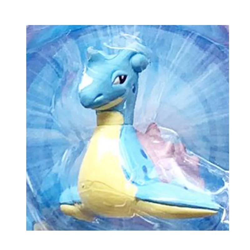 

TOMY Pokemon Anime Lapras Figure Ornaments Animation Derivatives Peripheral Products Model Toys