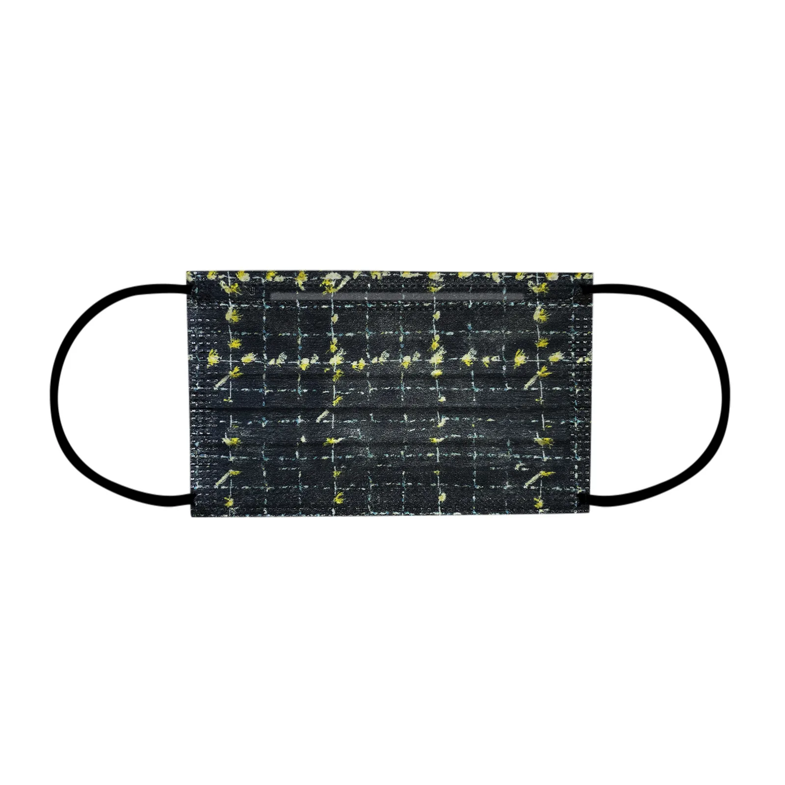 

100pcs Face Cover Adult's Three-layer Protective Dustproof Windproof Breathable Cartoon Print Disposable Comfortable Mask R1