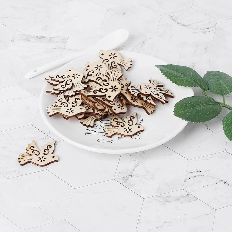 50 шт. деревянные украшения для голубей|Поделки из дерева| |