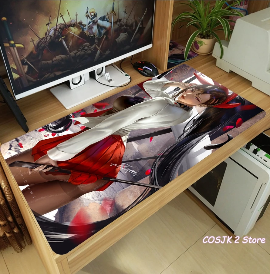 anime tower of god twenty fifth bam rachel mouse pad thicken laptop gaming mice mat desk keyboard mat anti slip playmat gifts free global shipping