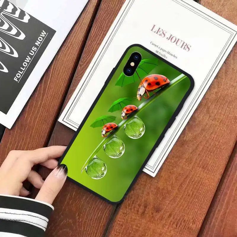 

ladybug cute animal daisy Phone Case for iPhone 11 12 mini pro XS MAX 8 7 6 6S Plus X 5S SE 2020 XR