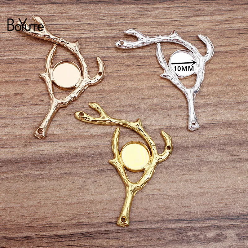

BoYuTe Wholesale (20 Pieces/Lot) 46.2*48MM Branches Pendant Metal Alloy Materials DIY Hand Made Jewelry Accessories