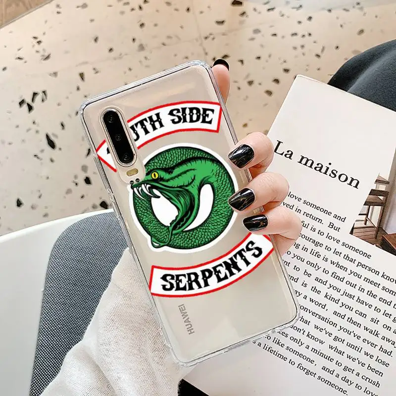 

American Riverdale Southside Phone Case Transparent for Samsung A71 S9 10 20 HUAWEI p30 40 honor 10i 8x xiaomi note 8 Pro 10t 11