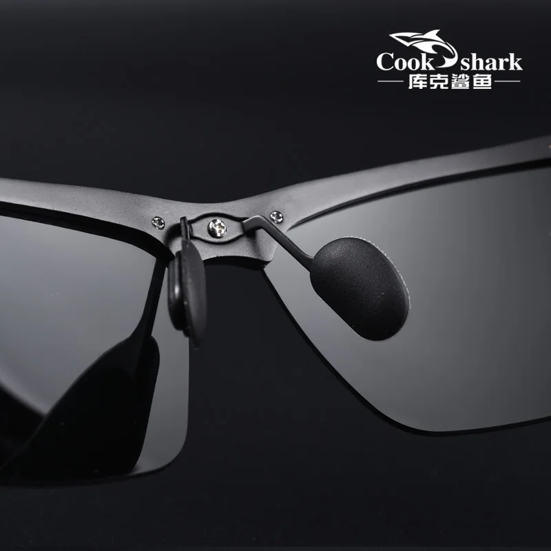 Мужские солнцезащитные очки для вождения Cook Shark поляризационные с изменением