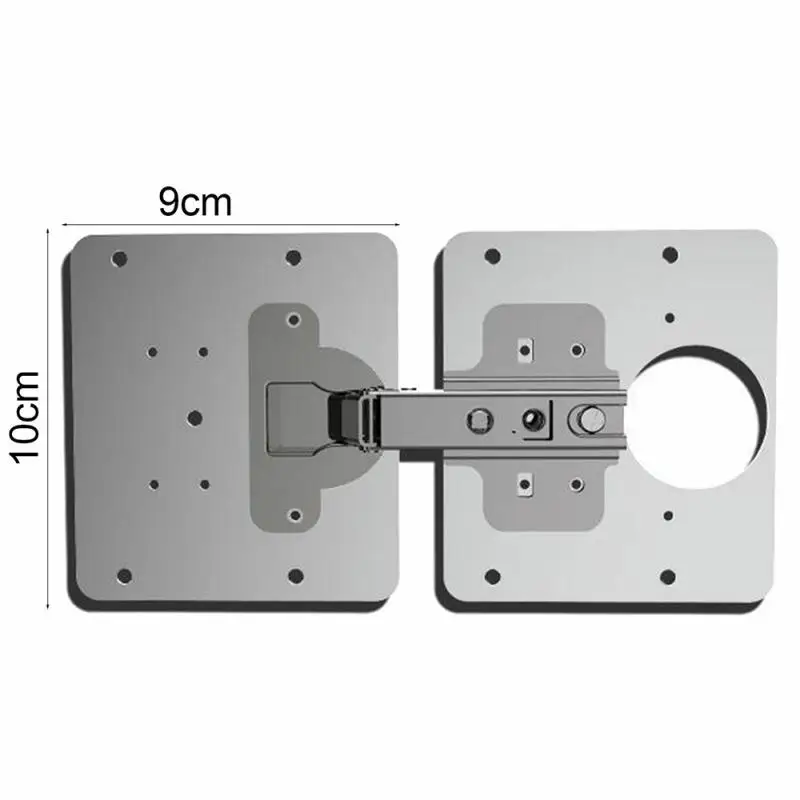 

2 In 1Hinge Repair Plate For Cabinet Furniture Drawer Window Stainless Steel Foldable Table Door Side Panels Repair Accessory