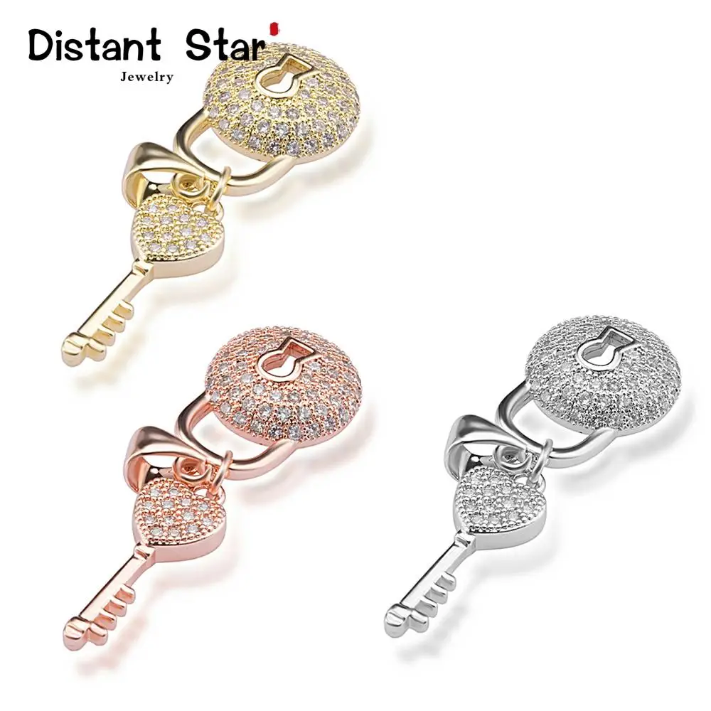 Цепочка с подвеской ювелирный аксессуар сделай сам кулоном из фианита медная