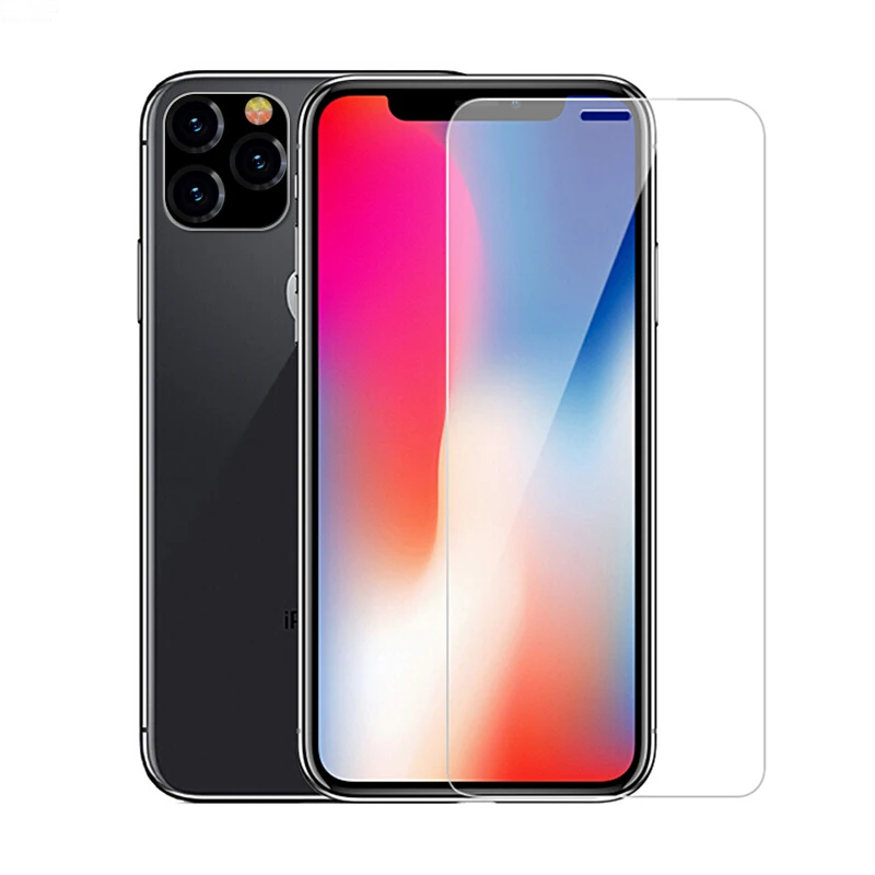 Новинка закаленное стекло HD для Iphone 11 Pro Max Защитная пленка экрана с защитой от