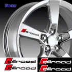 4 шт., автомобильные наклейки на колеса Allroad для A3, A4, A5, A6, A7, A8, TT, Q3, Q5, Q7, A1, B5, B6, B7, B8, B9, S3, S4, S5