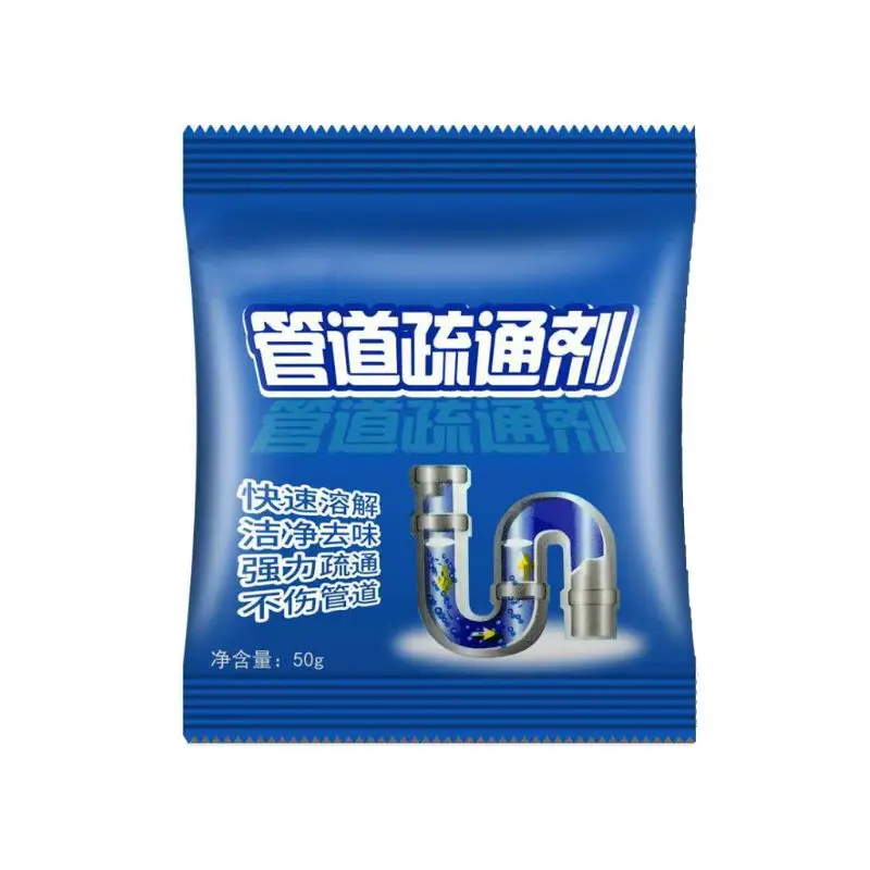 

50g Sewer Unclogging Pipe Dredging Agent Kitchen Toilet Bathroom Floor Sink Drain Cleaner Deodorant