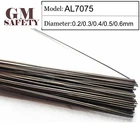 Материал сварочной проволоки GM AL7075 0,20,30,40,50,6 мм, алюминиевая форма, Лазерный сварочный наполнитель, 200 шт.1 трубка