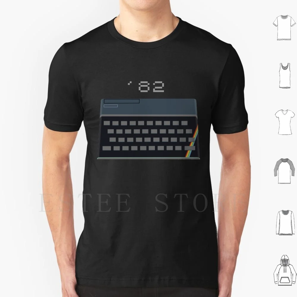 Фото Футболка Spectrum-Now In (Clashing) Color, мужская, хлопковая, 6XL, Spectrum ZX82 ZX 82 ZX82C ZX 82C ZX Spectrum Retro, для любителей ретро-игр №1