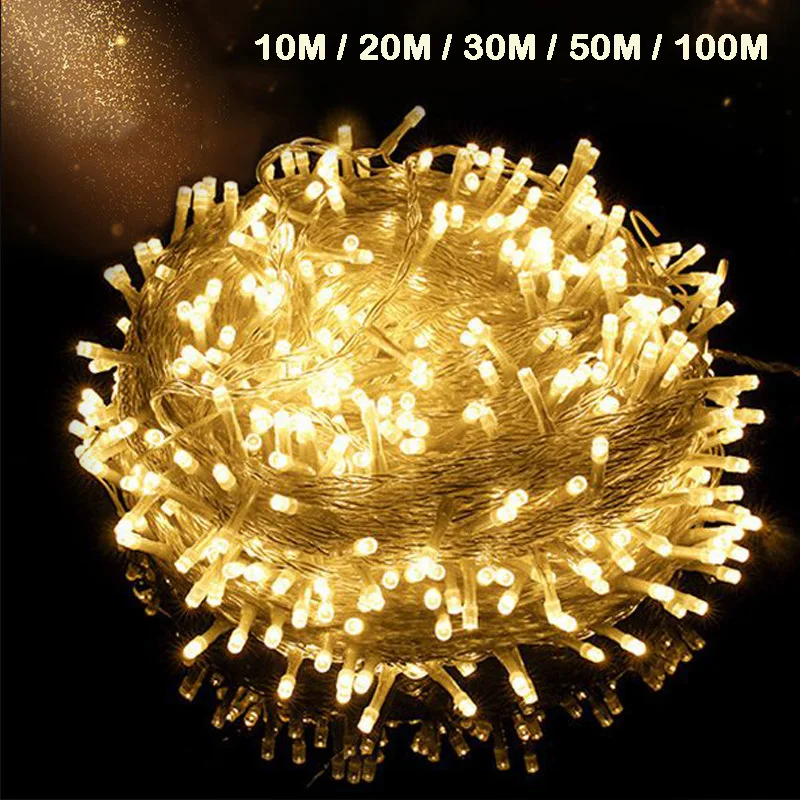 2021 для отдыха на открытом воздухе рождественские гирлянды светодиодные